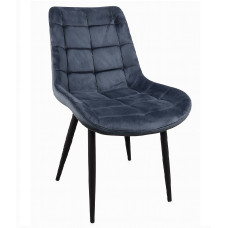 Стілець Гламур бархат велюр сірий