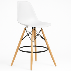 Стілець Тауер Вуд барний високий білий