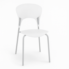 Стілець Асторія пластиковий білий