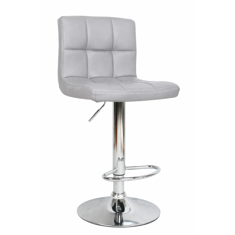 Стілець Даніель барний високий сірий