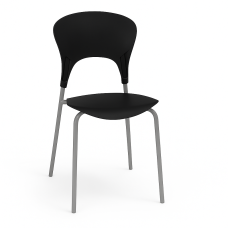 Стілець Асторія пластиковий чорний