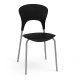 Стілець пластиковий чорний Асторія