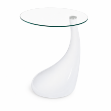 Столик Перла журнальний білий