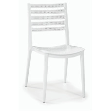Стілець Зара пластиковий білий
