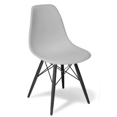 Стілець Тауер Вуд пластиковий сірий колір