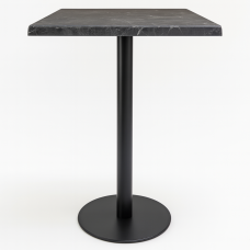 Стіл Сеніо BL високий квадратний 70*70 см колір чорний