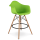 Стілець високий Тауер Вуд Eames барний хокер зелений