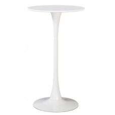 Стіл Тюльпан Н високий барний білий д. 60 см