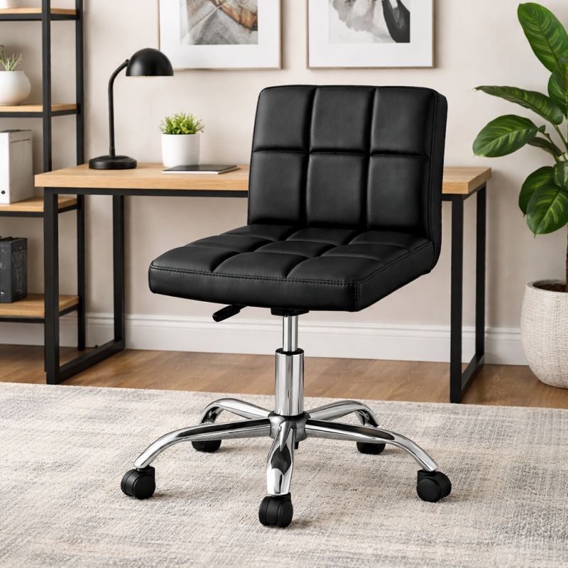 Крісло на колесах чорне Артур F