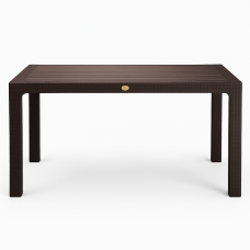 Стіл Осло пластиковий ротанг 150*90