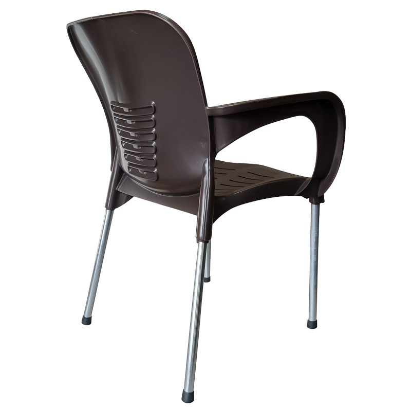 Комплект пластикових меблів 4 стільці Венус + прямокутний розкладний стіл Барі