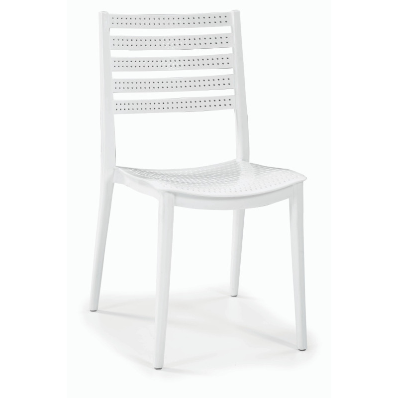 Комплект меблів 4 стільці Зара + складний білий стіл Прима GSDM