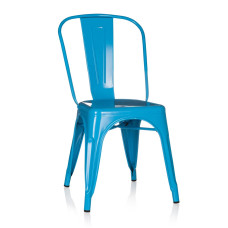 Стілець Толікс металевий блакитний