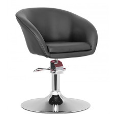 Крісло Мурат Р перукарське чорного кольору