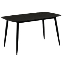 Стіл Роалті обідній кераміка чорна 120х80 см