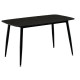 Стіл обідній чорна кераміка 120х80 см Роалті