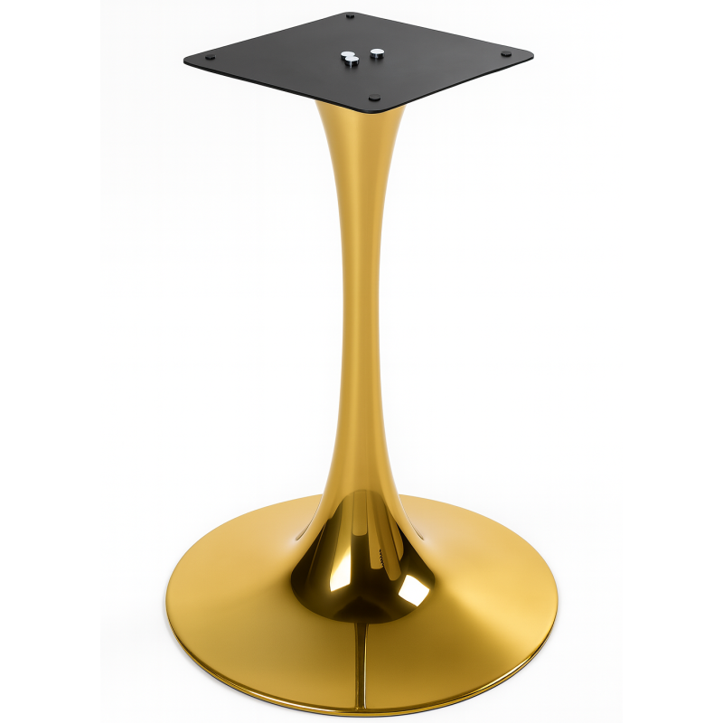 Опора для столу висота 71 см Тюльпан золотий колір