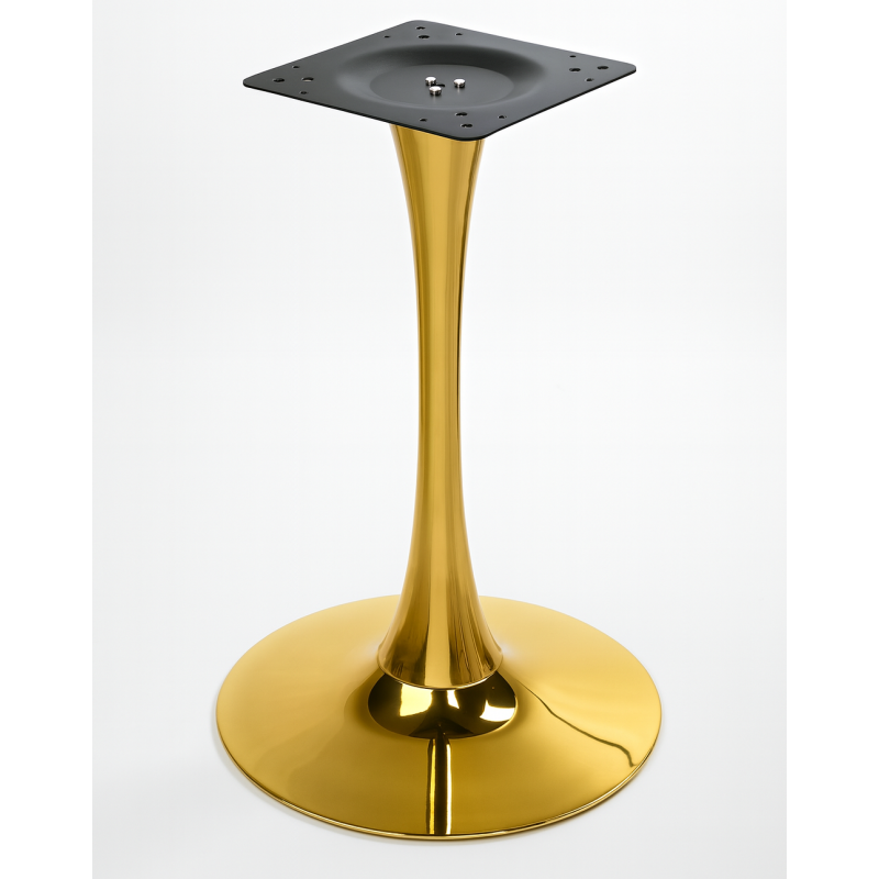Опора для столу висота 71 см Тюльпан золотий колір