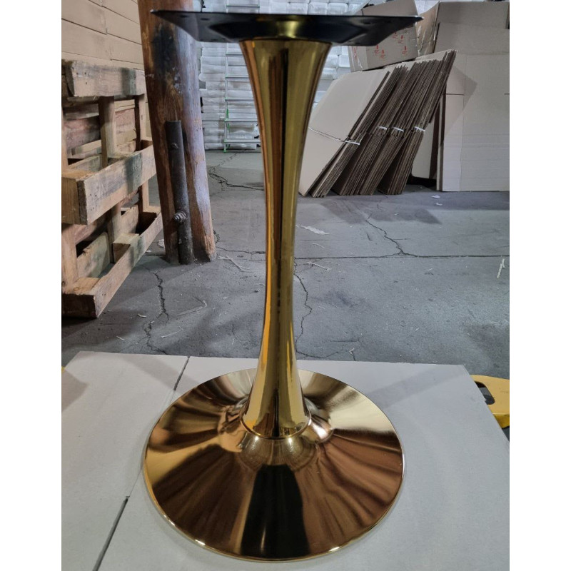 Опора для столу висота 71 см Тюльпан золотий колір