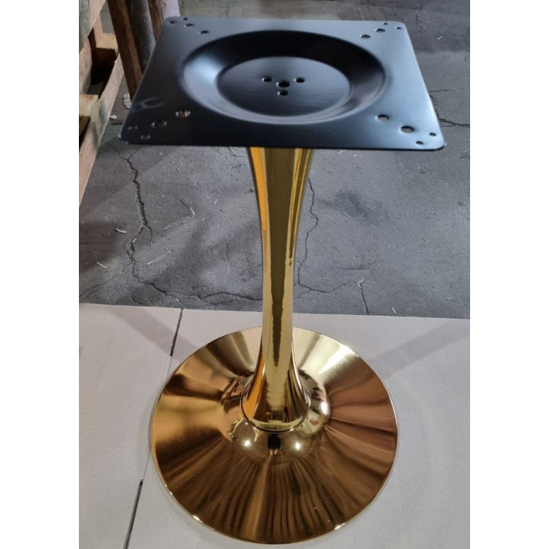 Опора для столу висота 71 см Тюльпан золотий колір