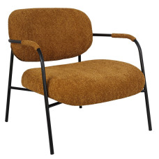 Крісло Ніка тканина букле помаранчева