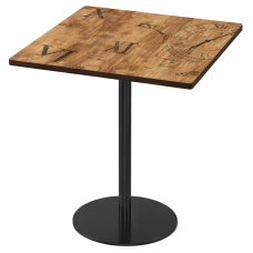 Стіл Скіф 75 квадратний 60*60 см колір коричневий вінтаж