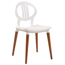 Стілець Турин пластиковий білий