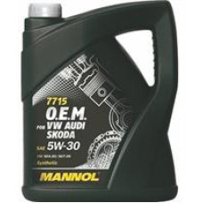 Олія моторна синтетична "7715 O.E.M. for VW Audi Skoda 5W-30", 5л