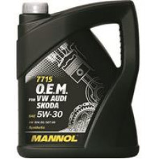 Олія моторна синтетична "7715 O.E.M. for VW Audi Skoda 5W-30", 5л