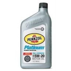 Олія моторна синтетична "Platinum Full Synthetic Motor Oil 5W-20", 0.946л Олія моторна синтетична "Platinum Full Synthetic Motor Oil 5W-20", 0.946л