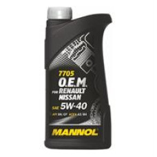 Масло моторне синтетичне "7705 O.E.M. for Renault Nissan 5W-40", 1л
