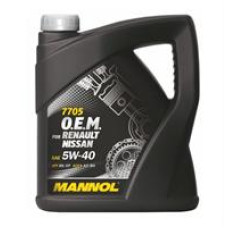 Олія моторна синтетична "7705 O.E.M. for Renault Nissan 5W-40", 4л