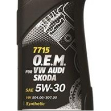 Олія моторна синтетична "7715 O.E.M. for VW Audi Skoda 5W-30", 1л